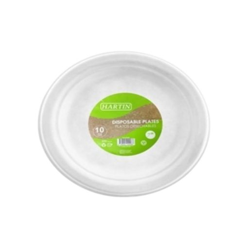 Imagen de PLATOS DESECHABLES HARTIN 7" 10 UND #819-2402408 